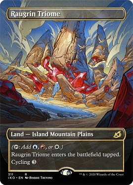Raugrin Triome Ikoria- Lair of Behemoths Alternate Art